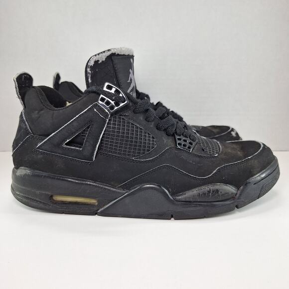 Air Jordan 4 Retro Black Cat 2006 Basketball Shoes 308497-002 Men's Size 11.5 - Picture 2 of 15